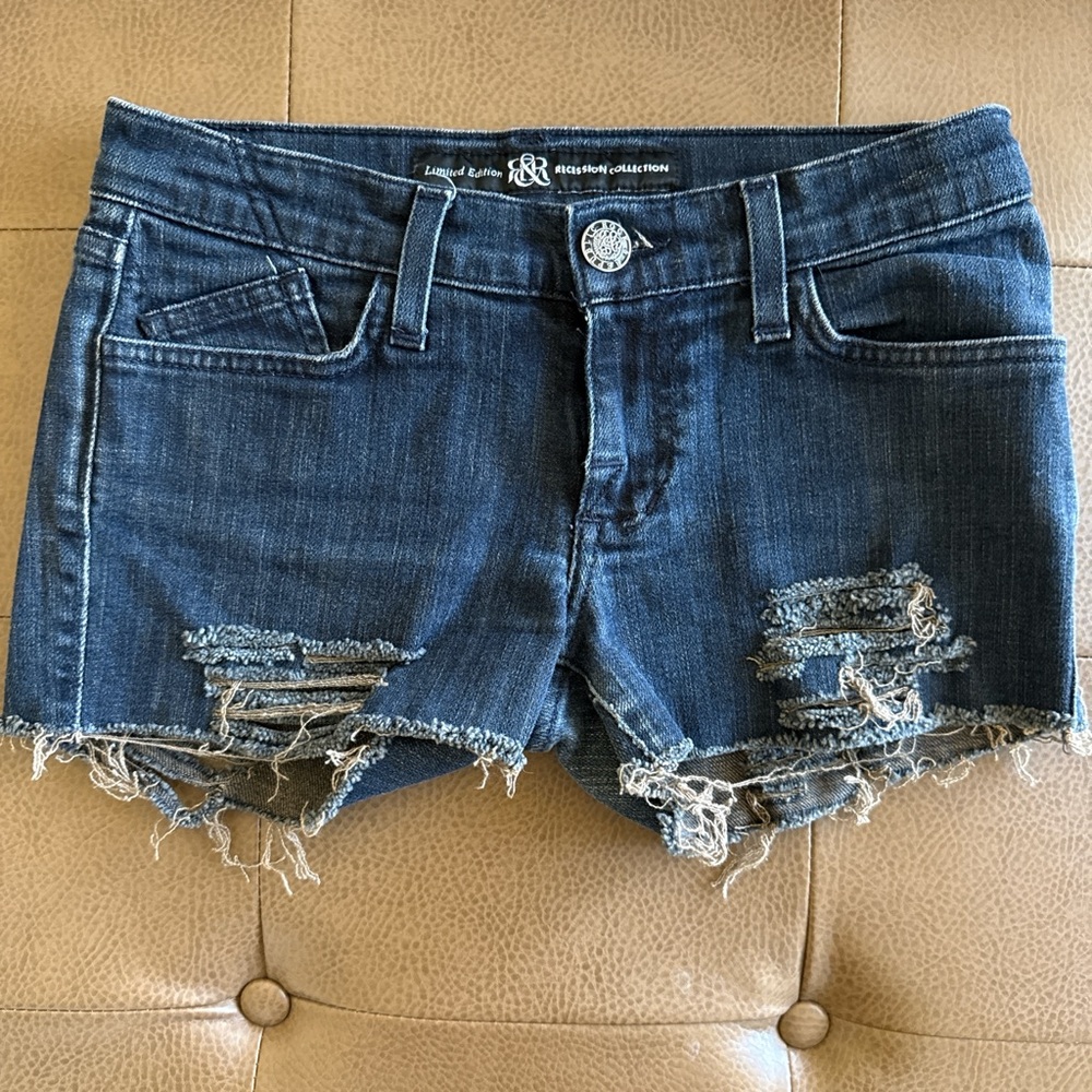 Rock & Republic REWORKED Cut Off Shorts Size US 25